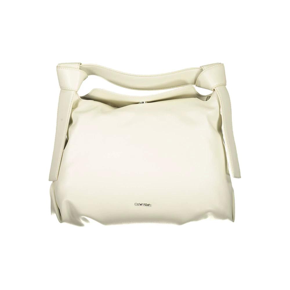 Calvin Klein Beige Polyester Women Handbag Calvin Klein