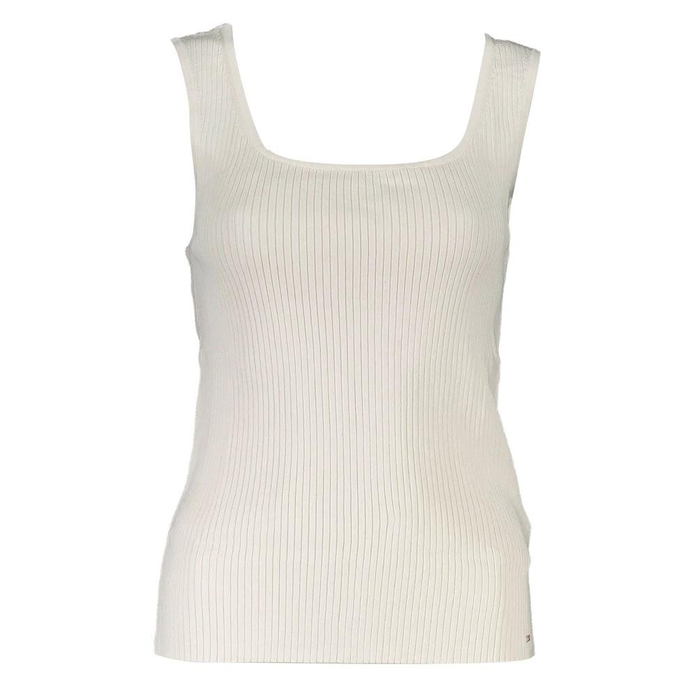 Tommy Hilfiger Bianco Modal Women Tank Top Tommy Hilfiger