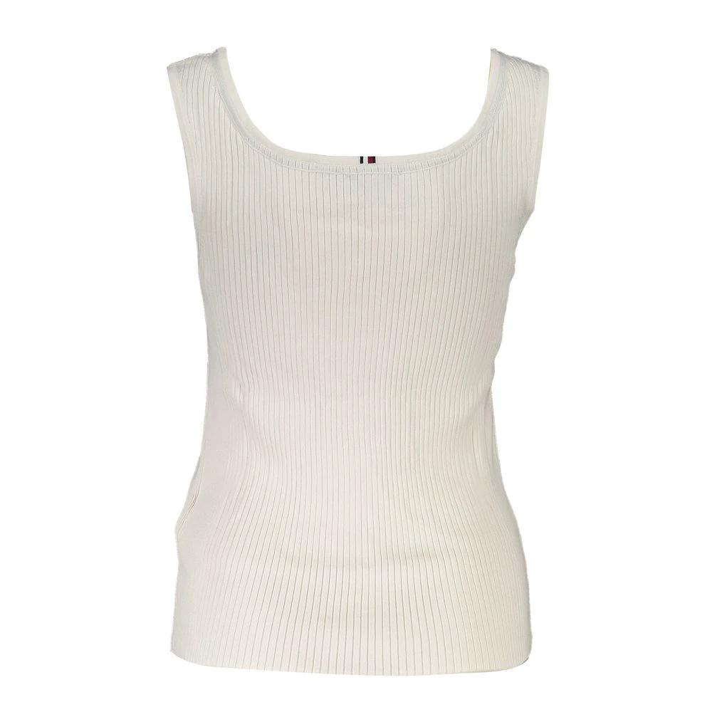 Tommy Hilfiger Bianco Modal Women Tank Top Tommy Hilfiger