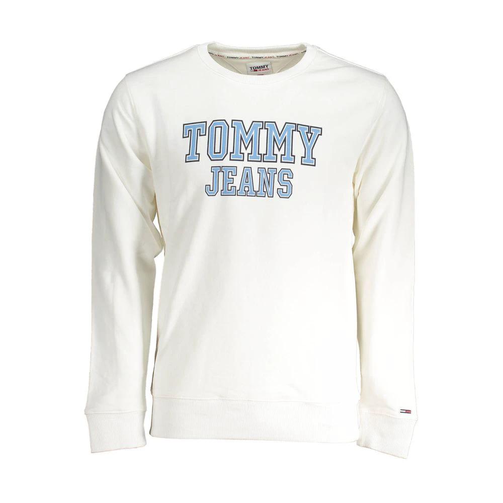 Sweat-shirt homme Tommy Hilfiger en coton blanc