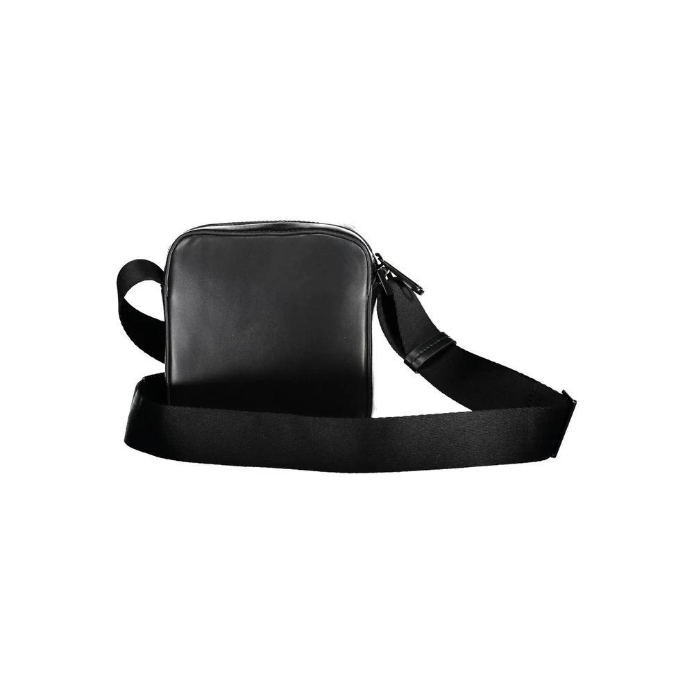 Calvin Klein Black Polyester Men's Shoulder Bag