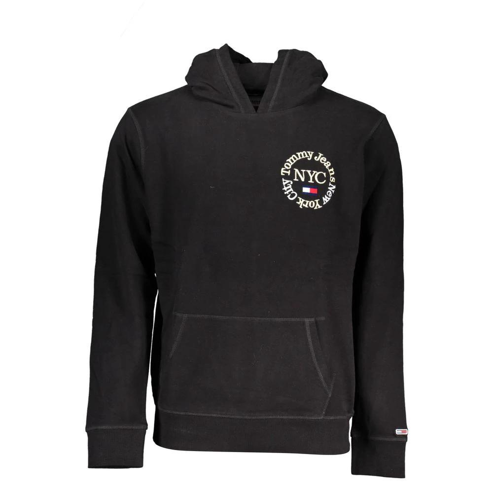 Pull Tommy Hilfiger en coton noir pour homme