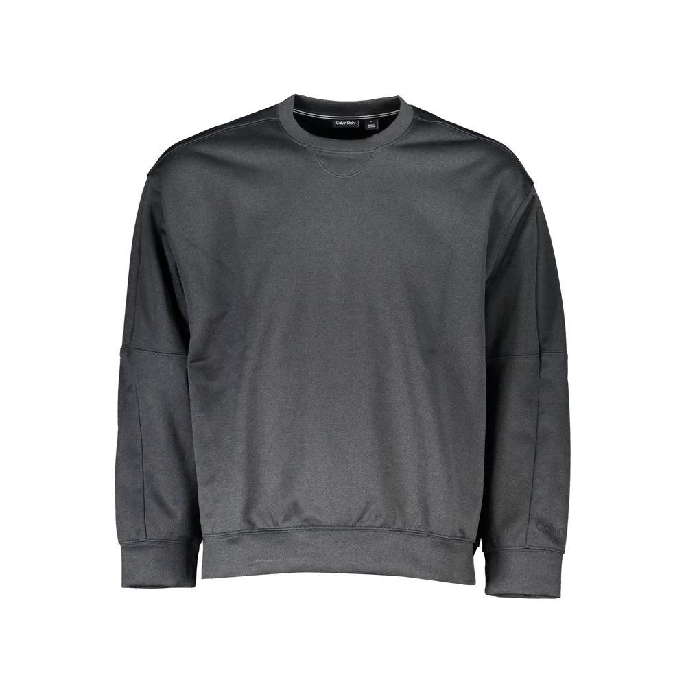Calvin Klein Black Polyester Men Sweater Calvin Klein