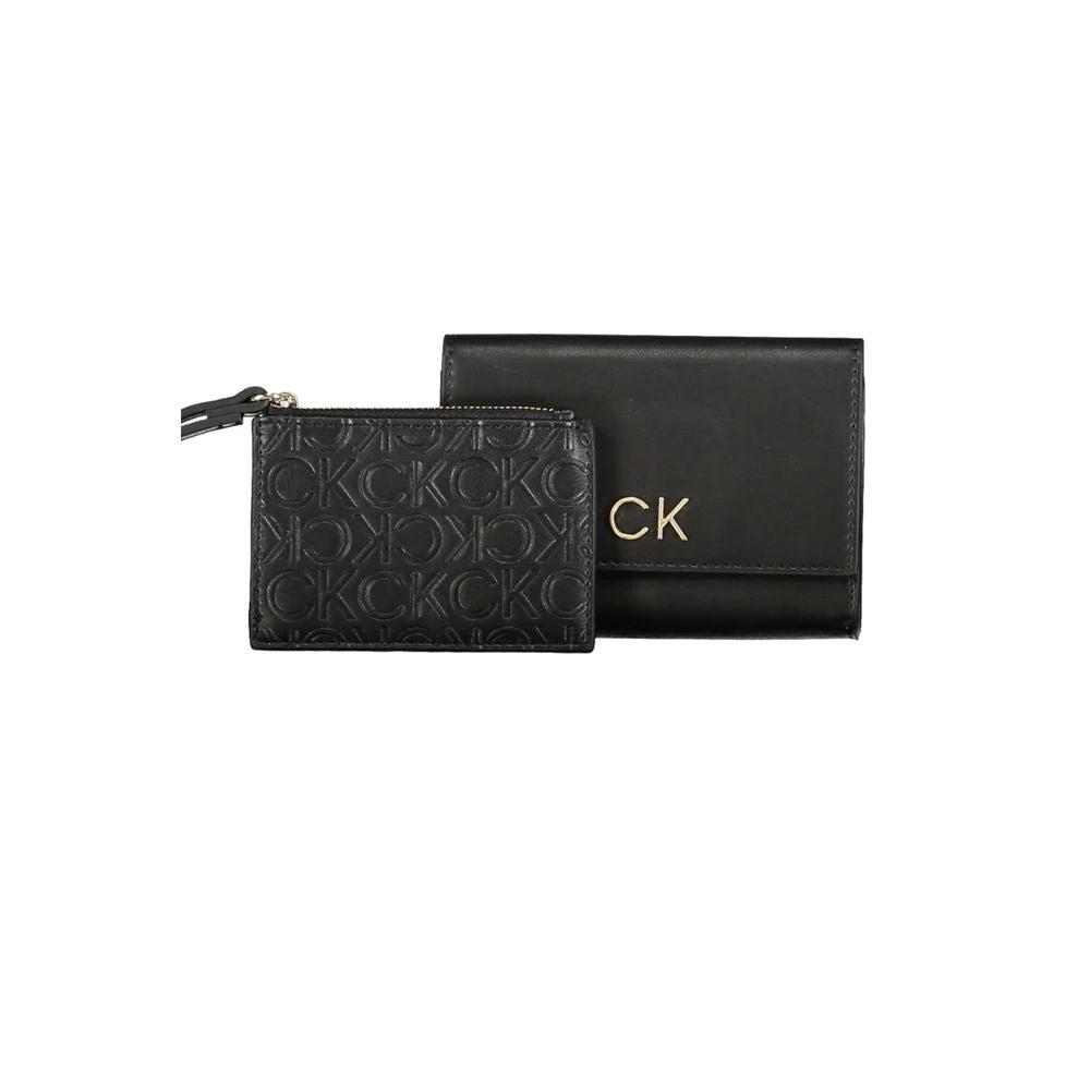 Calvin Klein Black Polyester Women Wallet
