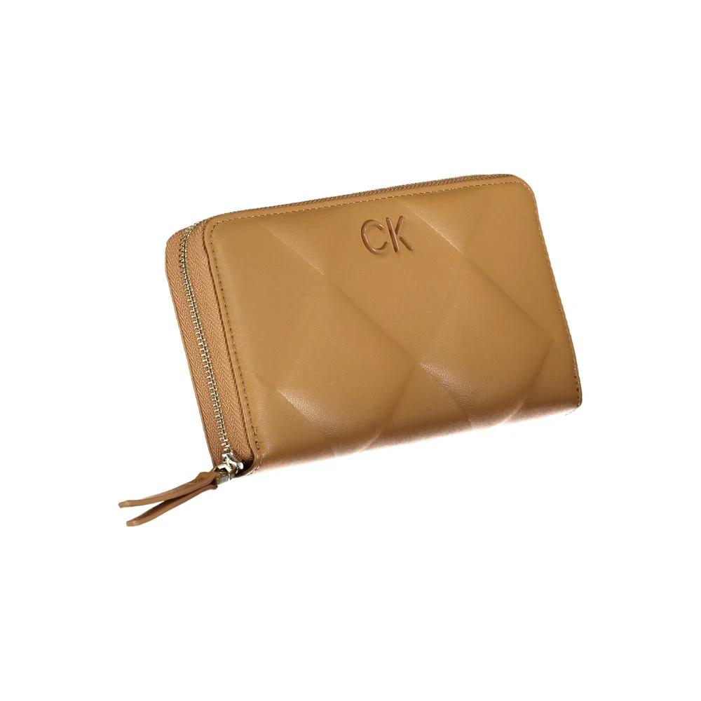 Calvin Klein Marrone Poliuretano Donna Wallet Calvin Klein