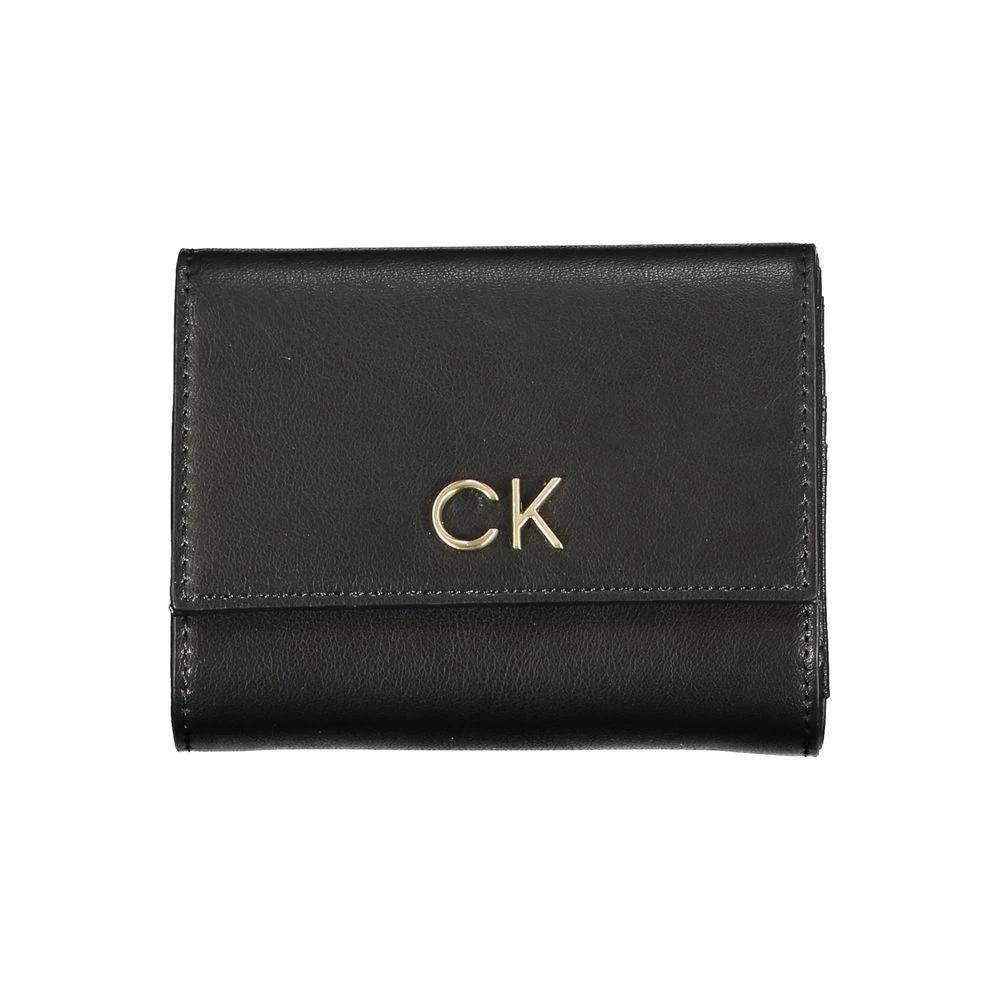 Calvin Klein Nero Polyurethane Women Wallet Calvin Klein