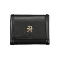 Portefeuille Tommy Hilfiger pour femme en polyuréthane noir