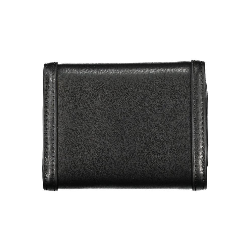 Tommy Hilfiger Black Polyurethane Women Wallet