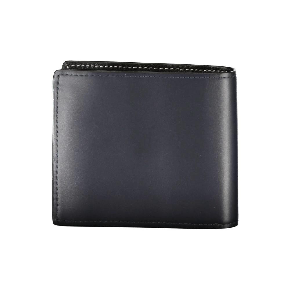 Tommy Hilfiger Blue Leather Men Wallet