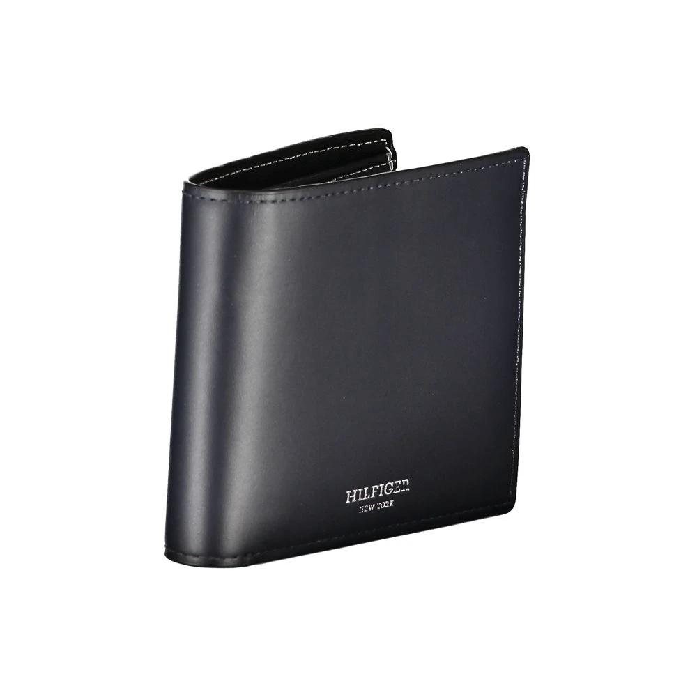 Tommy Hilfiger Blue Leather Men Wallet