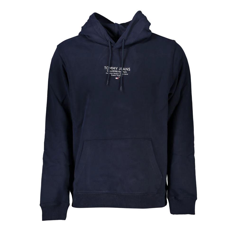 Tommy Hilfiger Blu Cotton Men Sweatshirt Tommy Hilfiger