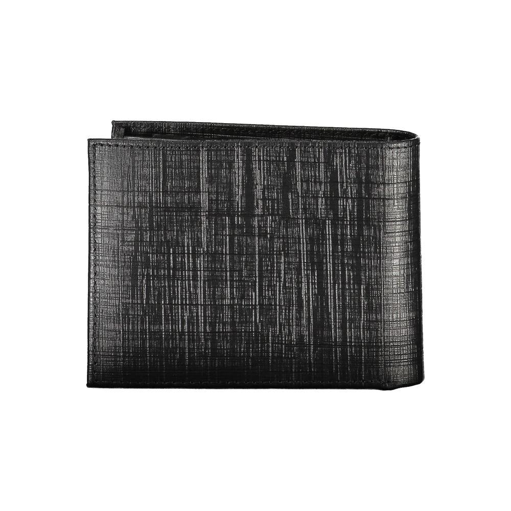 Portefeuille homme en cuir noir Calvin Klein