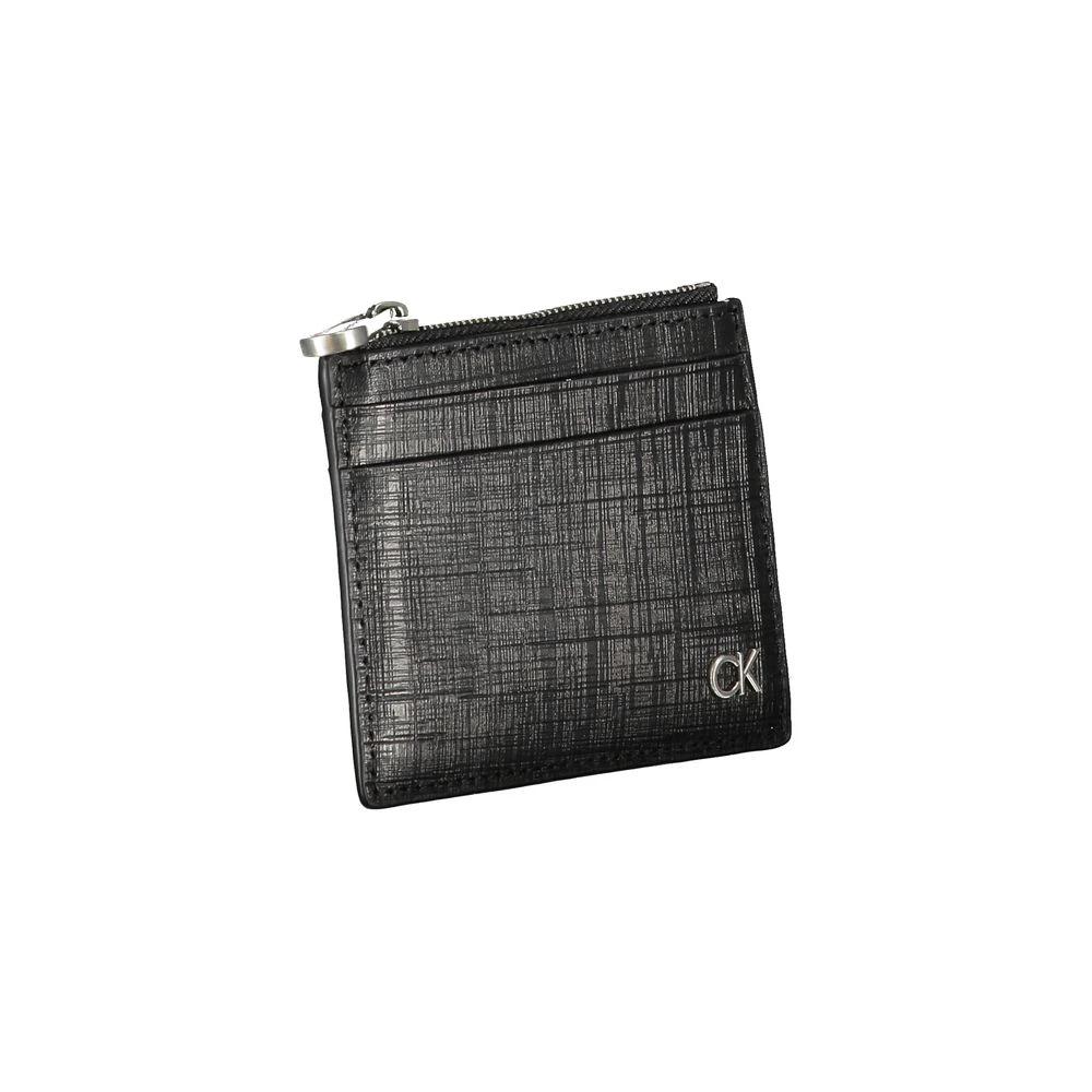 Calvin Klein Nero Leather Men Cardholder