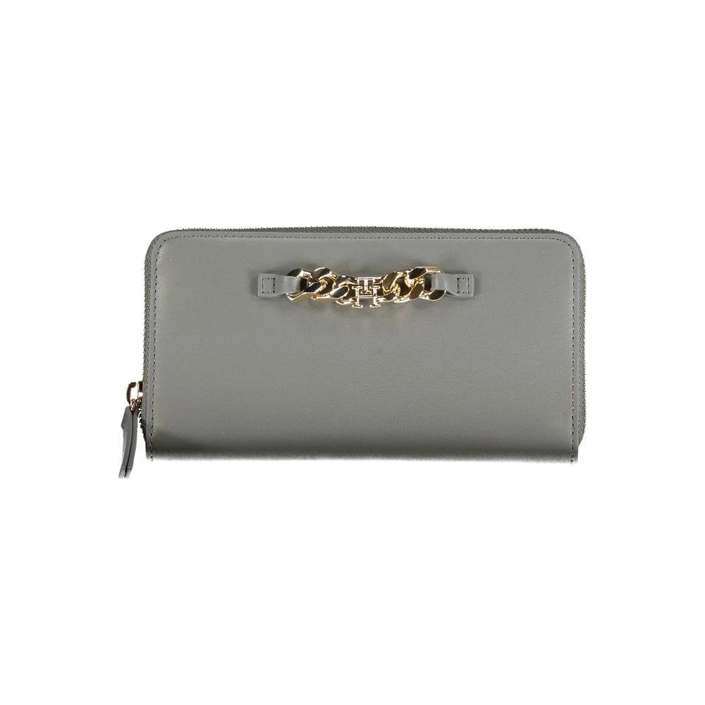 Tommy Hilfiger Grigio Poliuretano Women Wallet