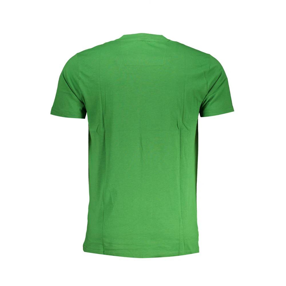T-shirt homme Cavalli Class Verde en coton