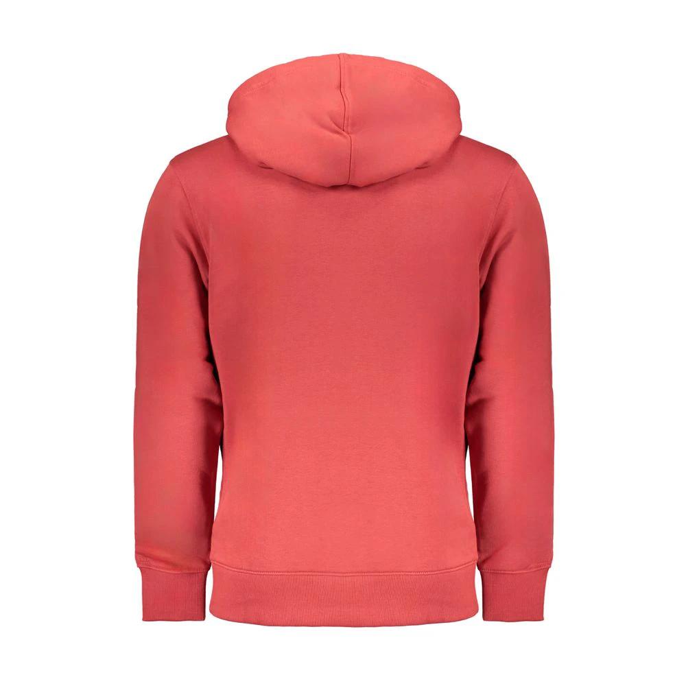 Calvin Klein Red Cotton Men Sweatshirt Calvin Klein