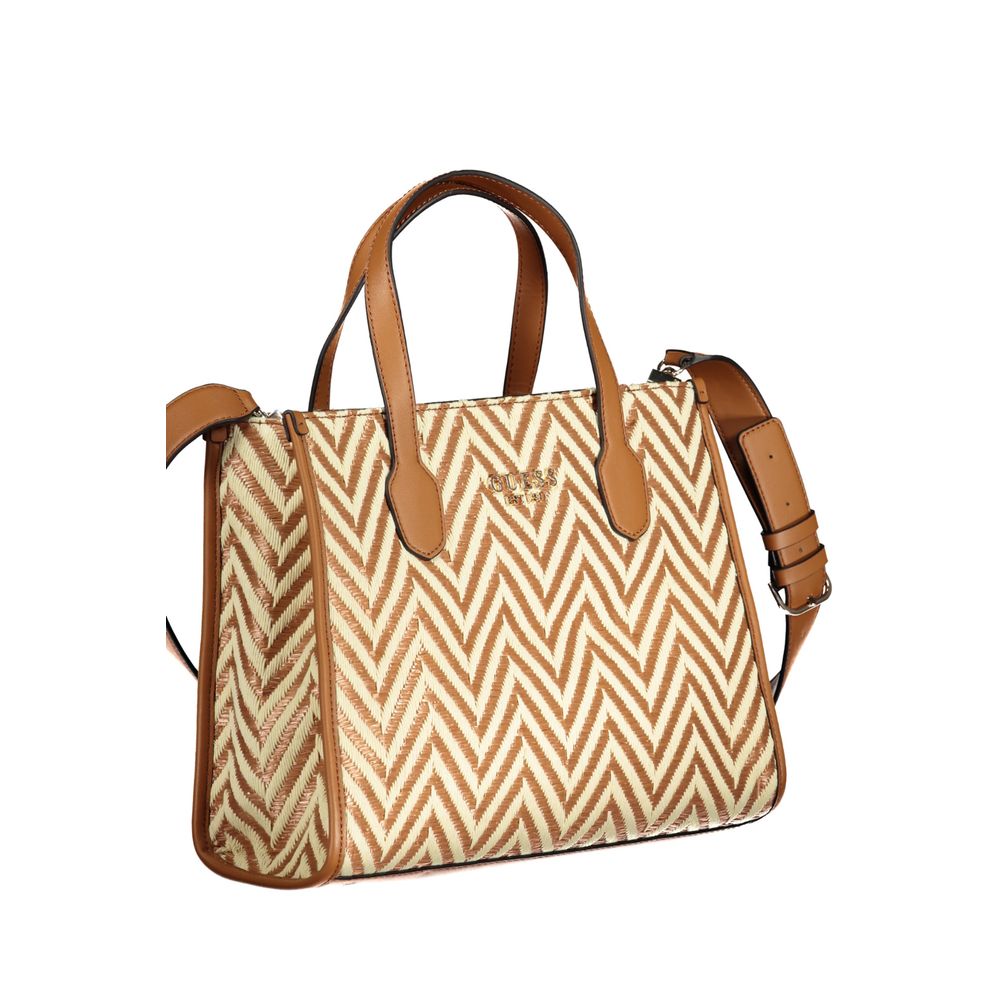 Sac à main Guess Jeans marron en polyester pour femme