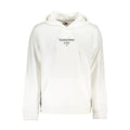Tommy Hilfiger White Cotton Men's Sweatshirt with Hood