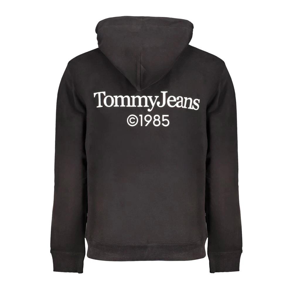Tommy Hilfiger Black Cotton Men's Sweatshirt Hoodie Tommy Hilfiger