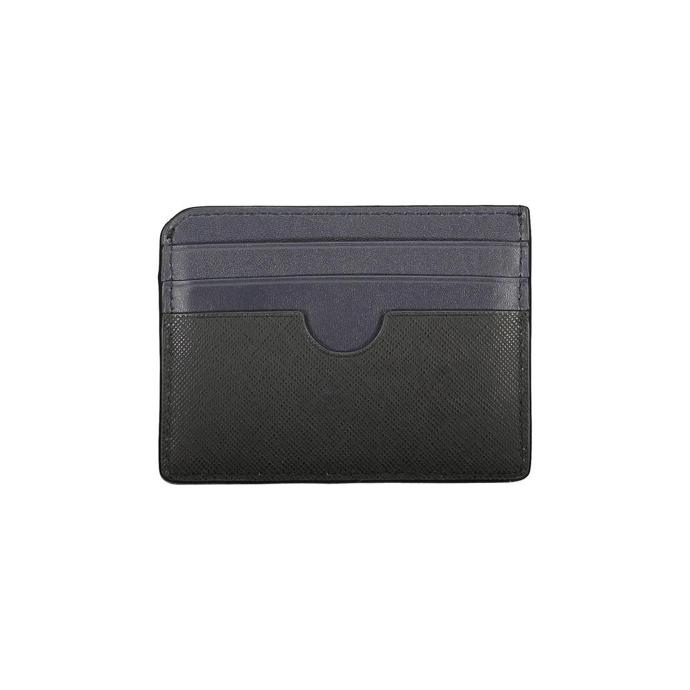Tommy Hilfiger Black Leather Men Wallet