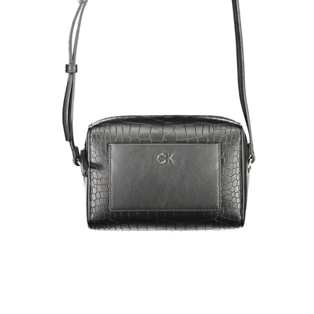 Calvin Klein Black Polyester Women Shoulder Bag Calvin Klein