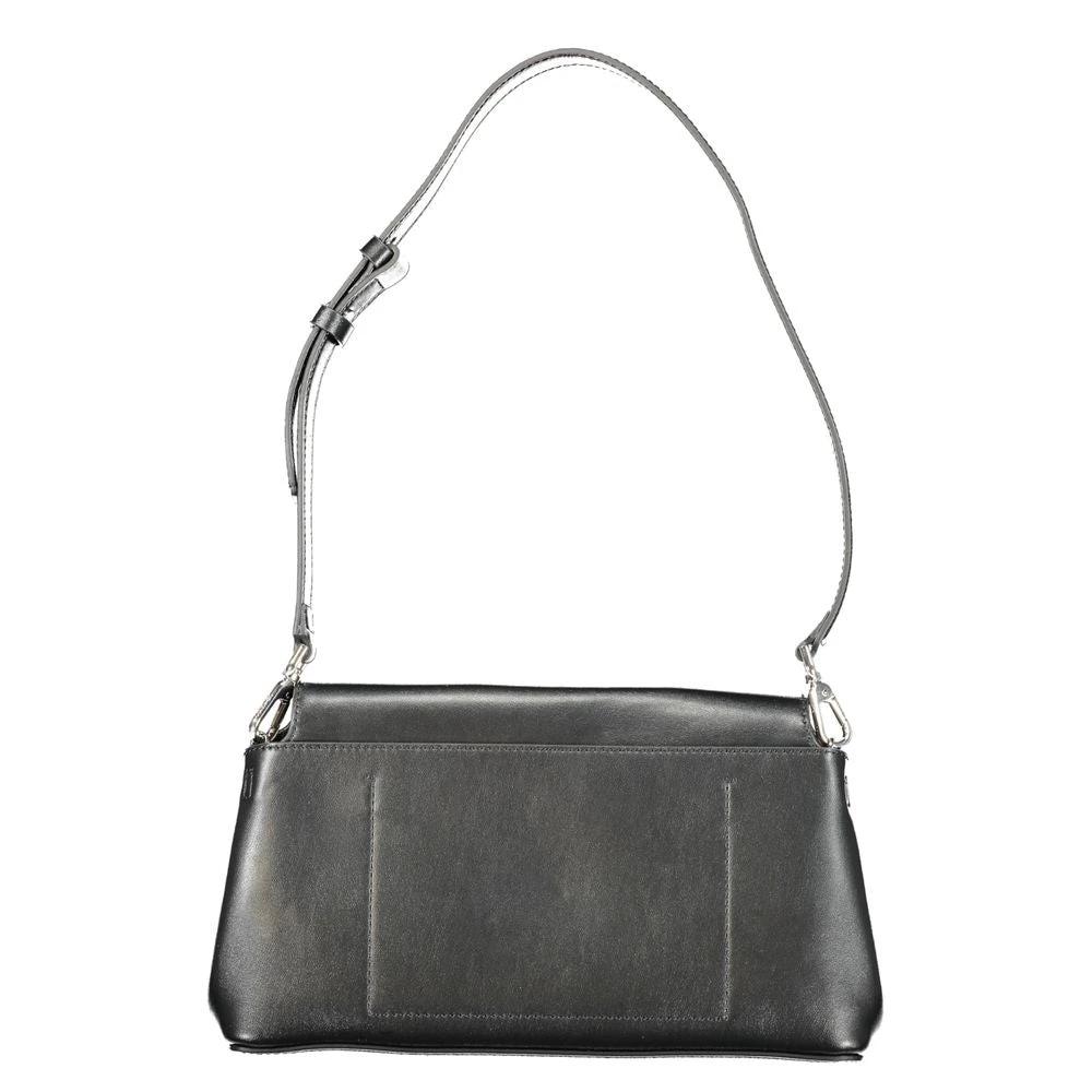 Calvin Klein Nero Polyurethane Women Shoulder Bag Calvin Klein