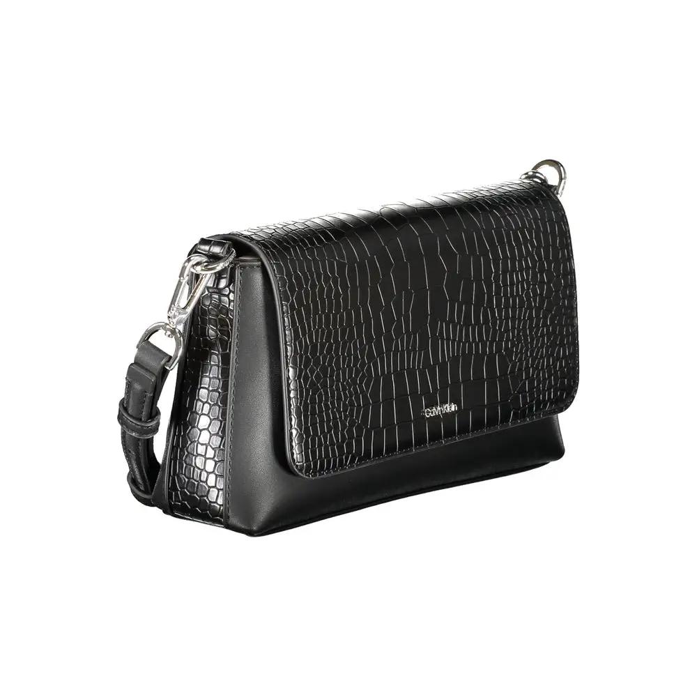 Calvin Klein Black Polyurethane Women Handbag