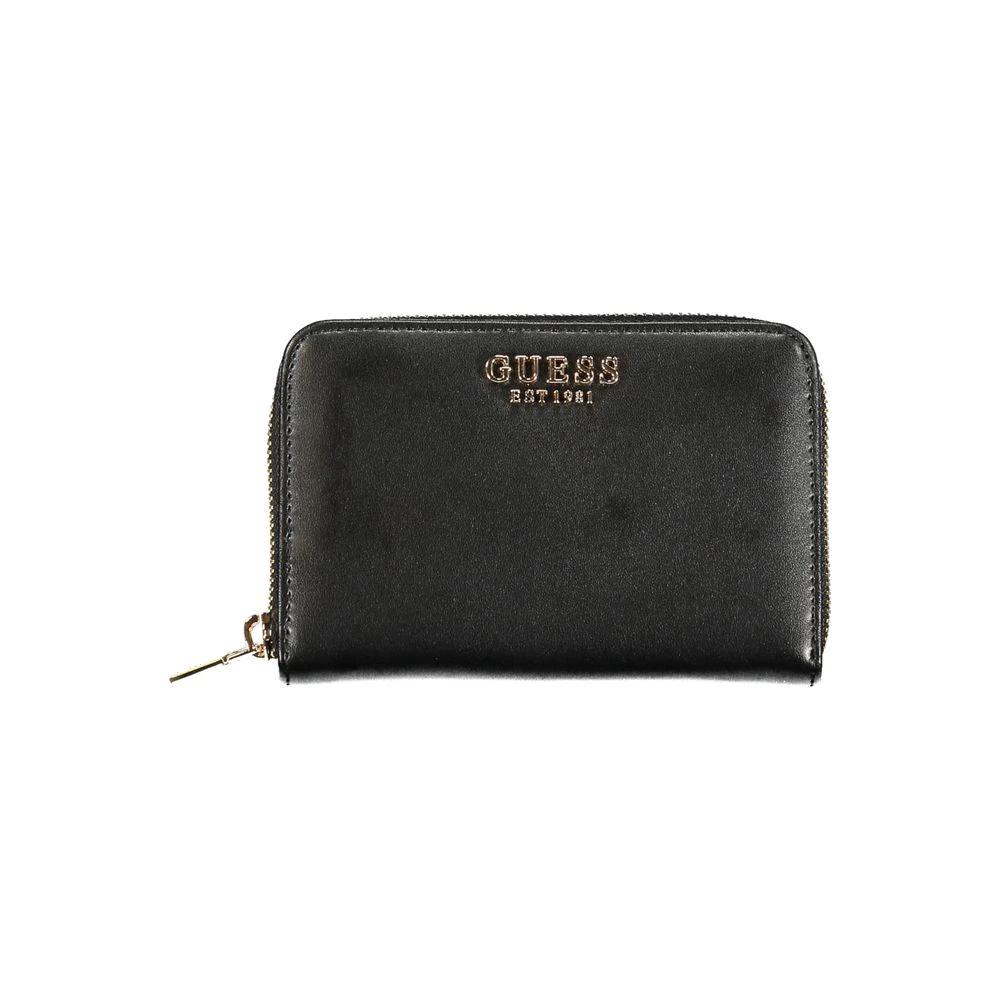 Guess Jeans Nero Poliuretano Women Wallet