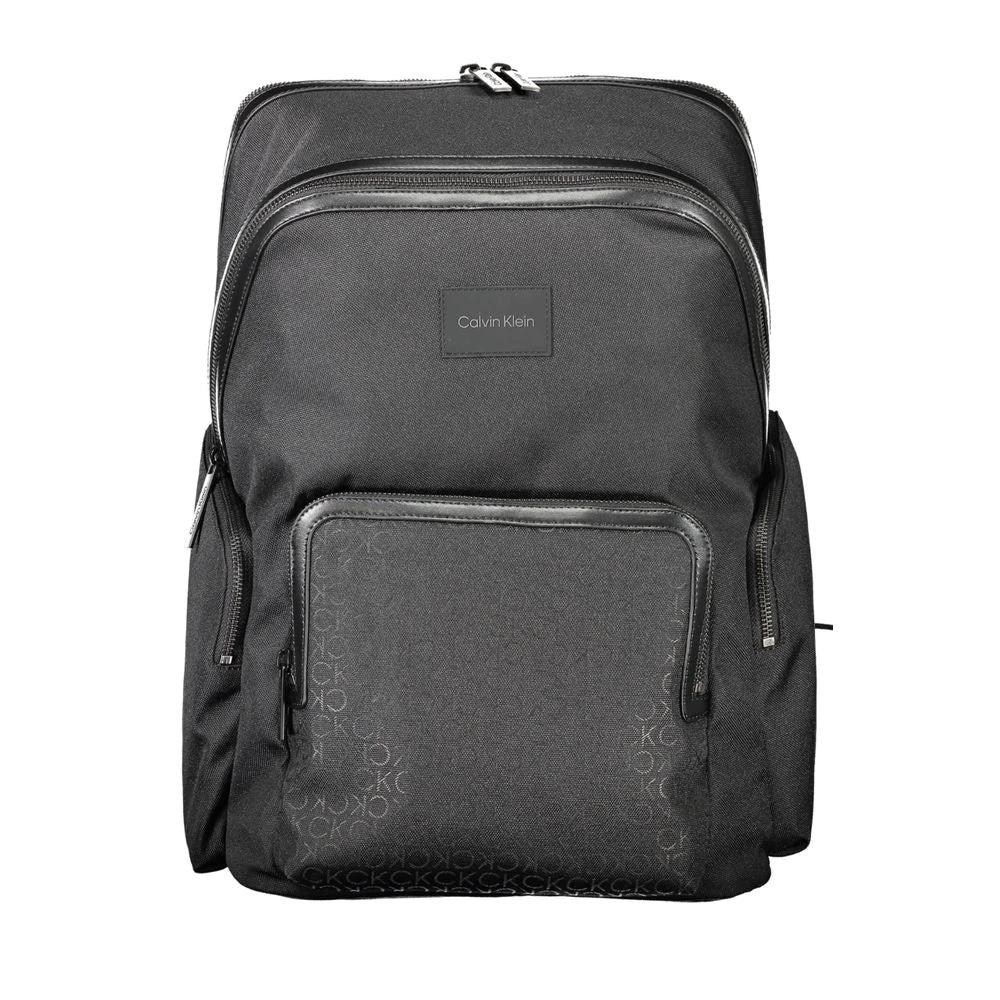 Calvin Klein Black Polyester Men's Backpack Calvin Klein