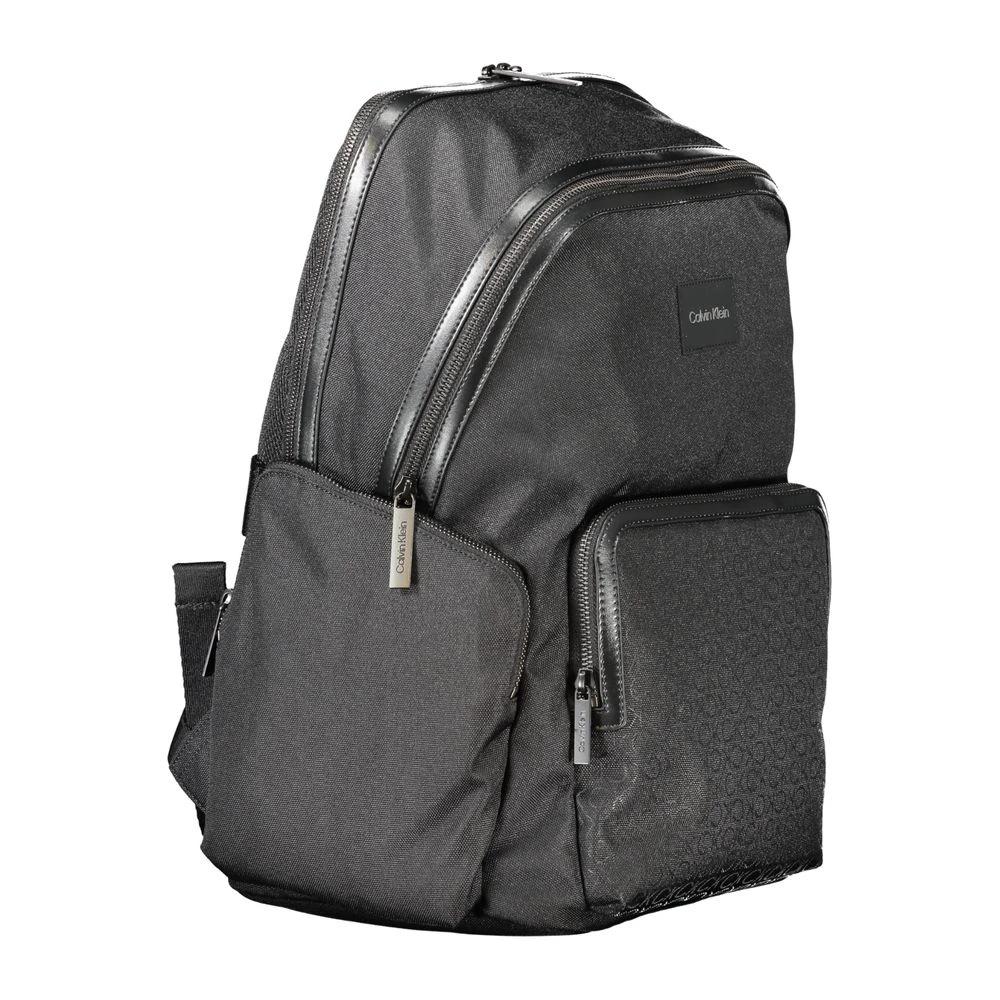 Calvin Klein Black Polyester Men's Backpack Calvin Klein