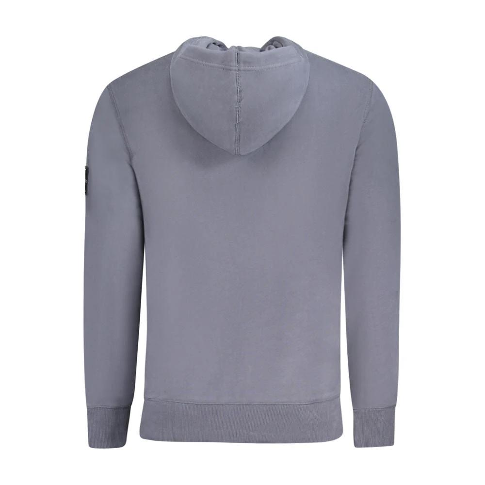 Calvin Klein Blue Cotton Men Sweater Calvin Klein