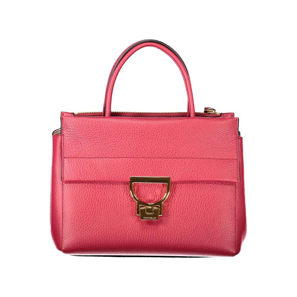 Sac à main femme Coccinelle en cuir rouge