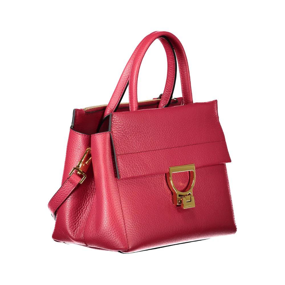 Sac à main femme Coccinelle en cuir rouge