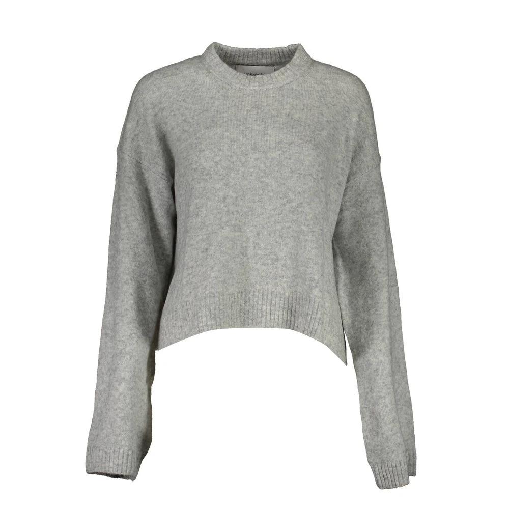 Calvin Klein Grigio Acrylic Women Sweater by Calvin Klein