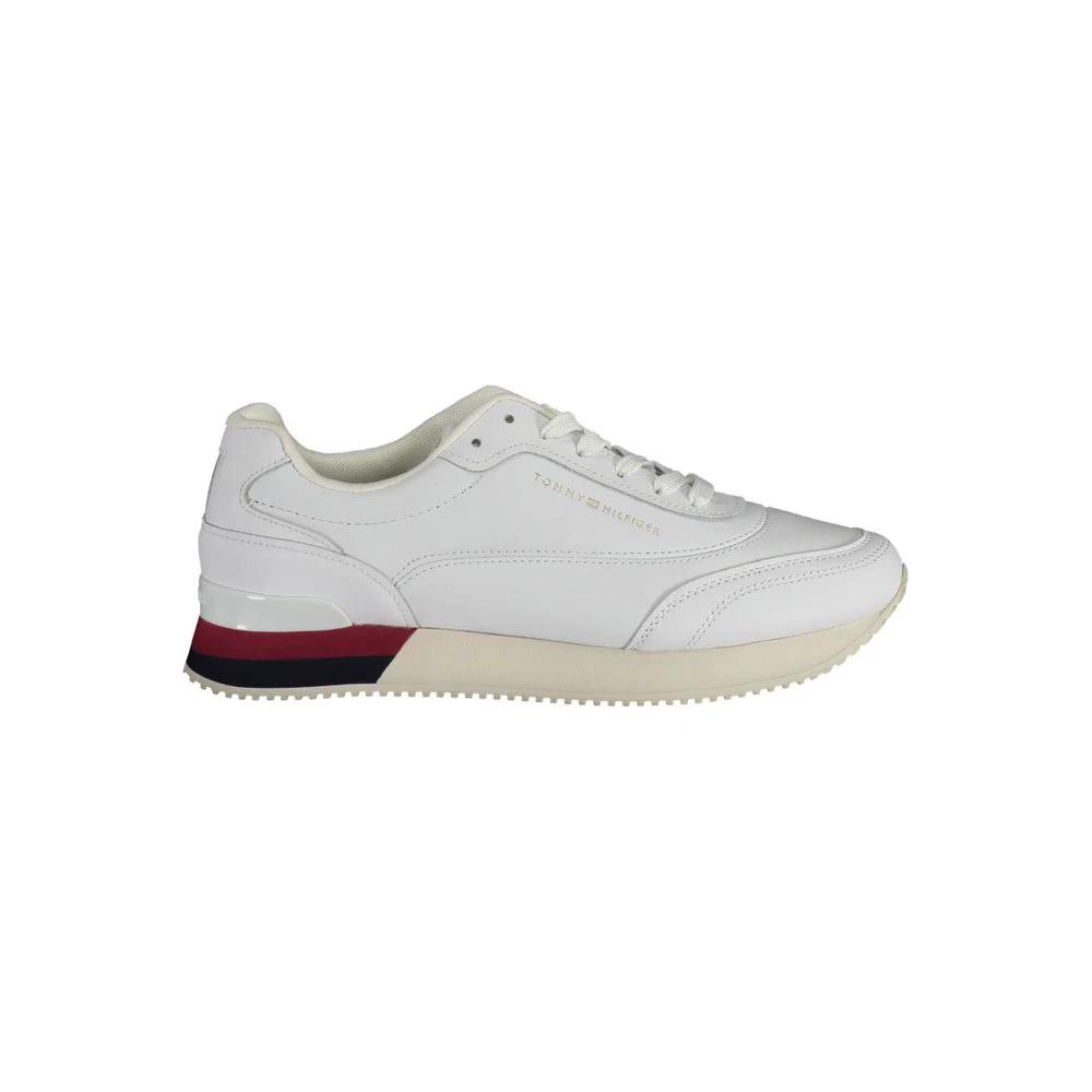 Tommy Hilfiger Bianco Pelle Women Sneaker by Tommy Hilfiger