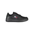 Baskets Tommy Hilfiger en cuir noir pour femme