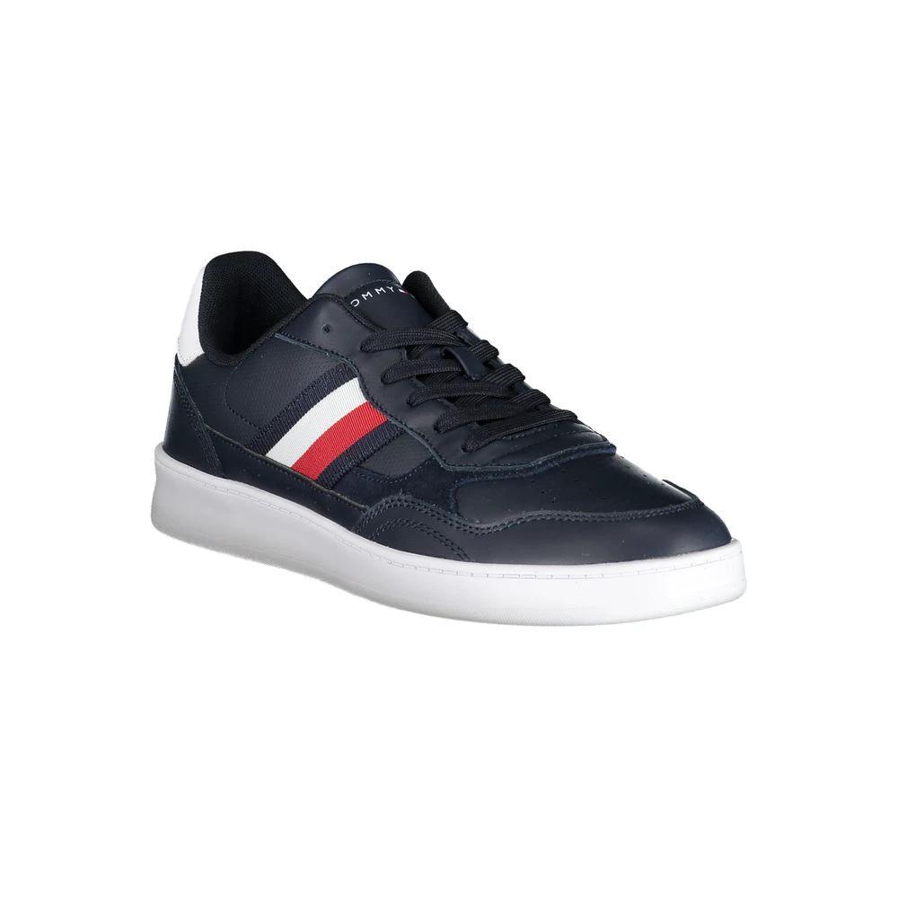 Baskets Tommy Hilfiger bleues en polyuréthane pour homme