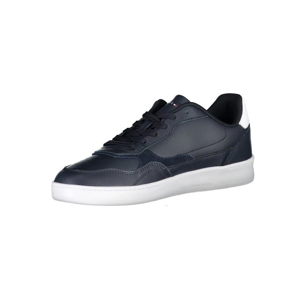 Baskets Tommy Hilfiger bleues en polyuréthane pour homme