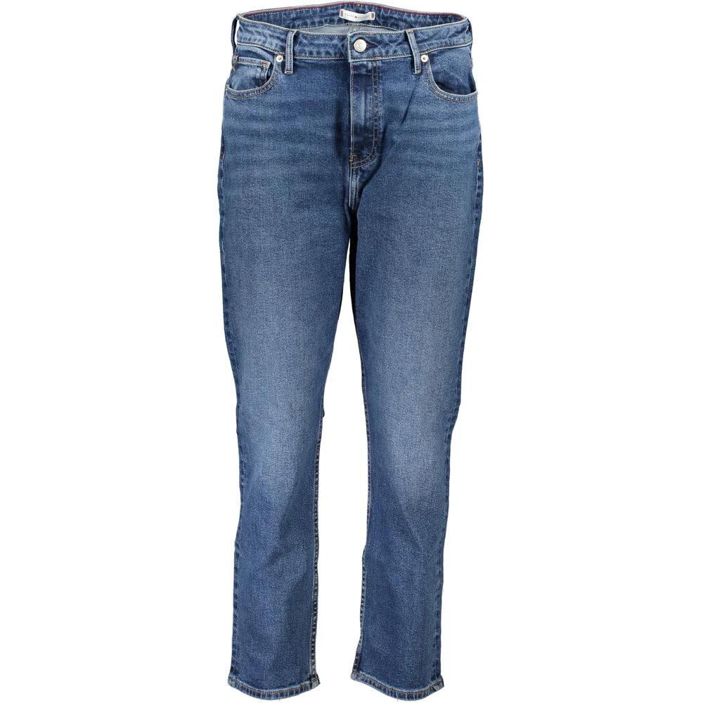 Tommy Hilfiger Blue Cotton Women Jeans by Tommy Hilfiger