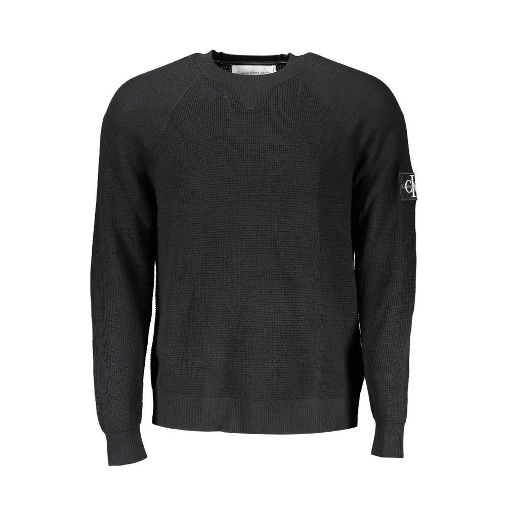 Calvin Klein Nero Wool Mens Sweater Calvin Klein