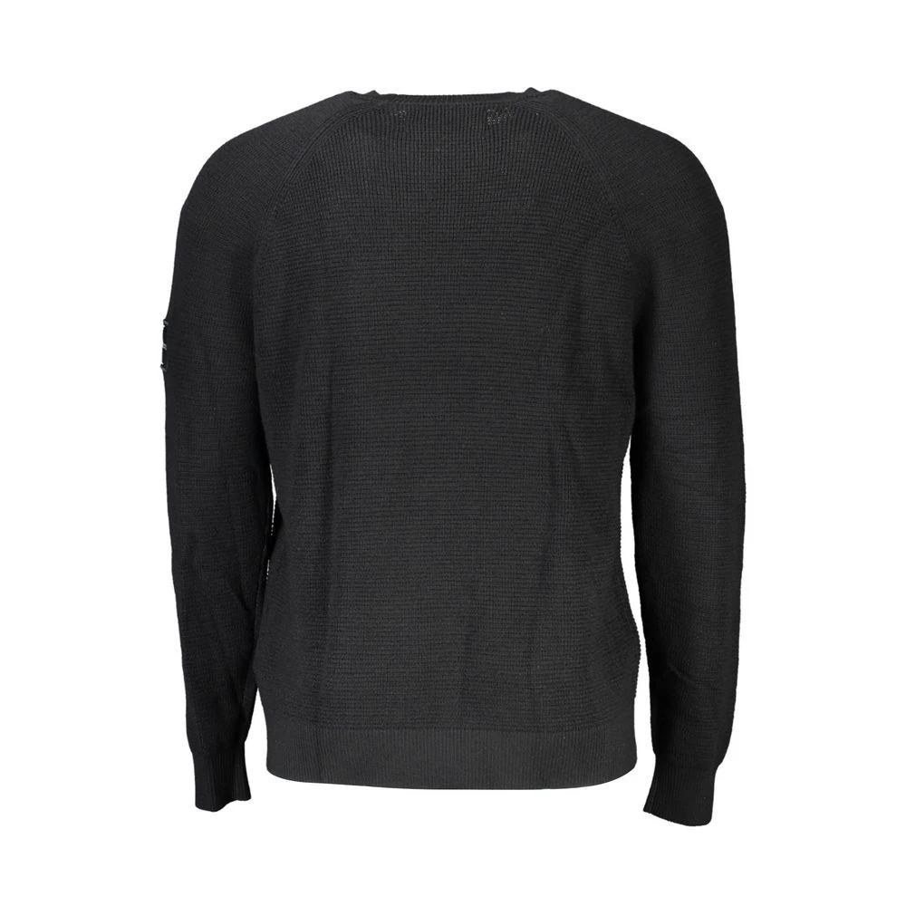 Calvin Klein Nero Wool Mens Sweater Calvin Klein