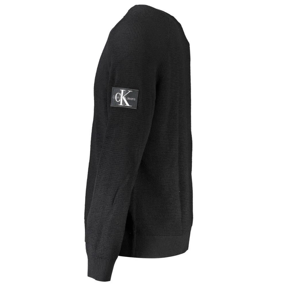 Calvin Klein Nero Wool Mens Sweater Calvin Klein