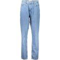 Calvin Klein Azzurro Cotton Women Jeans Calvin Klein