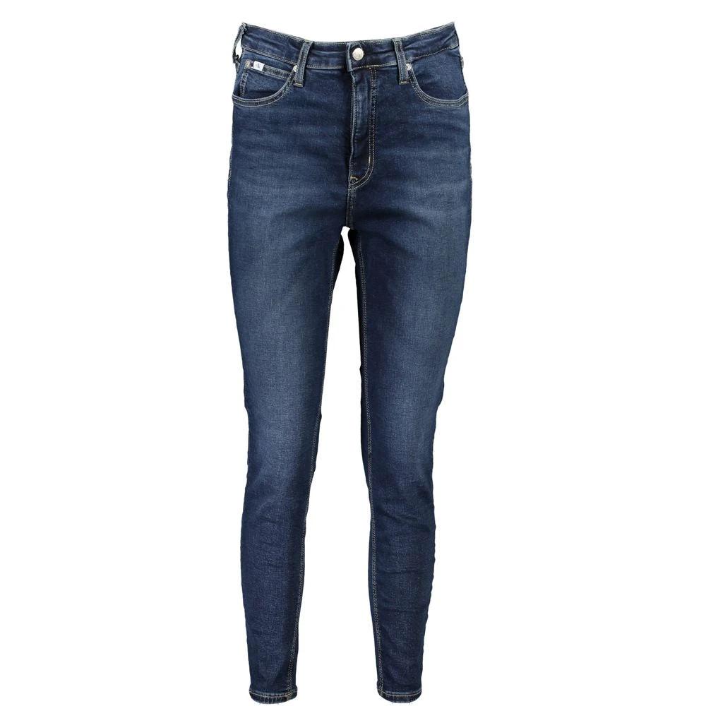 Calvin Klein Blu Cotton Womens Jeans Calvin Klein