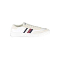 Tommy Hilfiger White Leather Men Sneaker Tommy Hilfiger