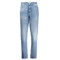 Jean Calvin Klein Azzurro en coton pour femme