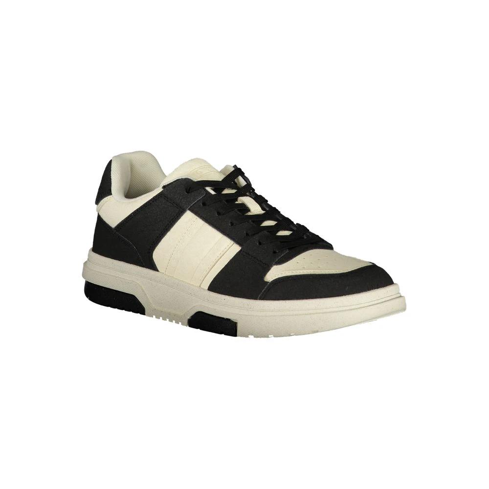 Tommy Hilfiger Black Polyester Men's Sneaker Tommy Hilfiger