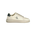 Baskets Calvin Klein blanches en polyuréthane pour homme