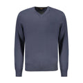 Hugo Boss Blue Cotton Men's Long-Sleeved T-Shirt