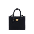 Versace Black Cotton Shoulder Bag by Versace